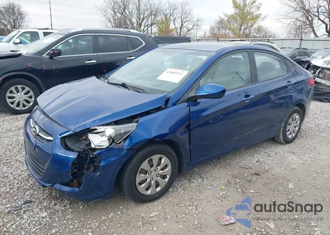 2015 Hyundai Accent Gls z USA, uszkodzony, nr VIN KMHCT4AE9FU835274
